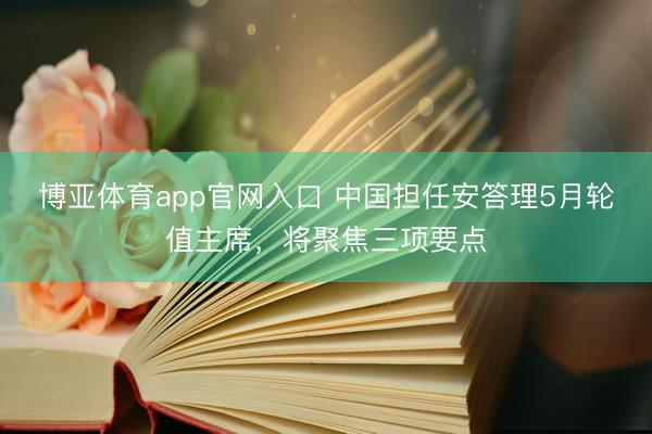 博亚体育app官网入口 中国担任安答理5月轮值主席，将聚焦三项要点